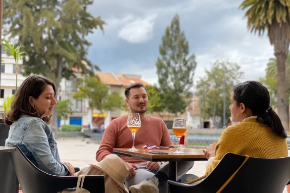Tarde de cervezas en Plaza de San Sebastián