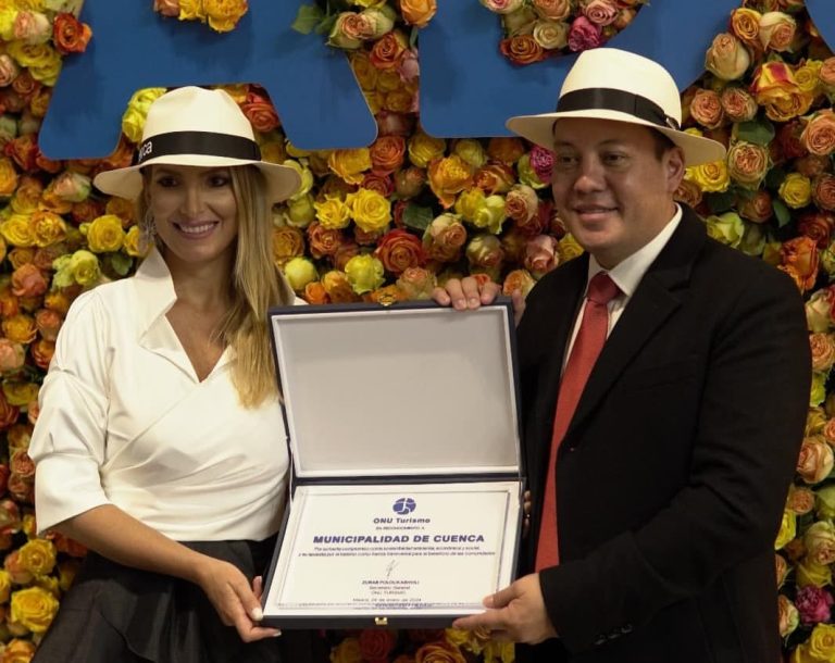 Reconocimiento OMT 1 a Cuenca 2024 VisitCuenca