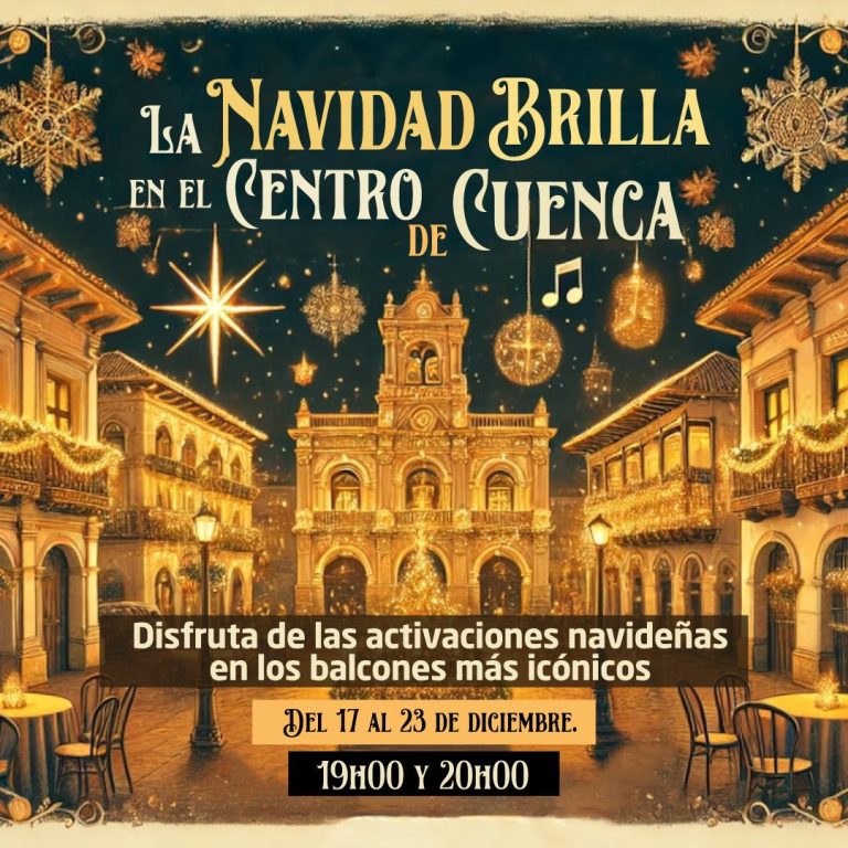 La navidad Brilla en cuenca Visitcuenca 2024 sin logos