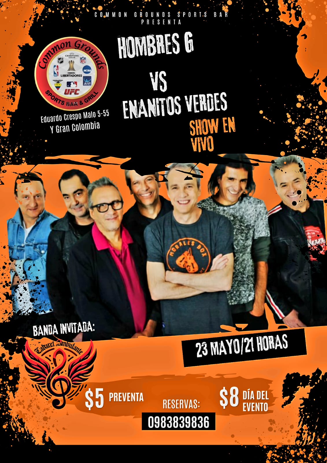 Tributo a Hombre G y Enanitos Verde