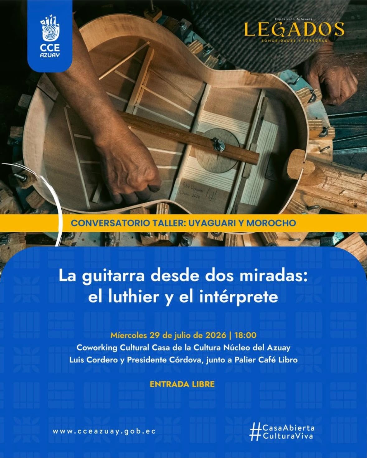 Conversatorio Taller: La guitarra desde 2 miradas